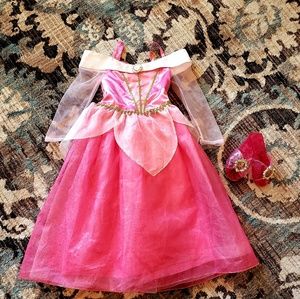Disney Sleeping Beauty Dress and Matching Shoes
